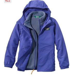 L.L Bean kinds 3-in-1 Jacket